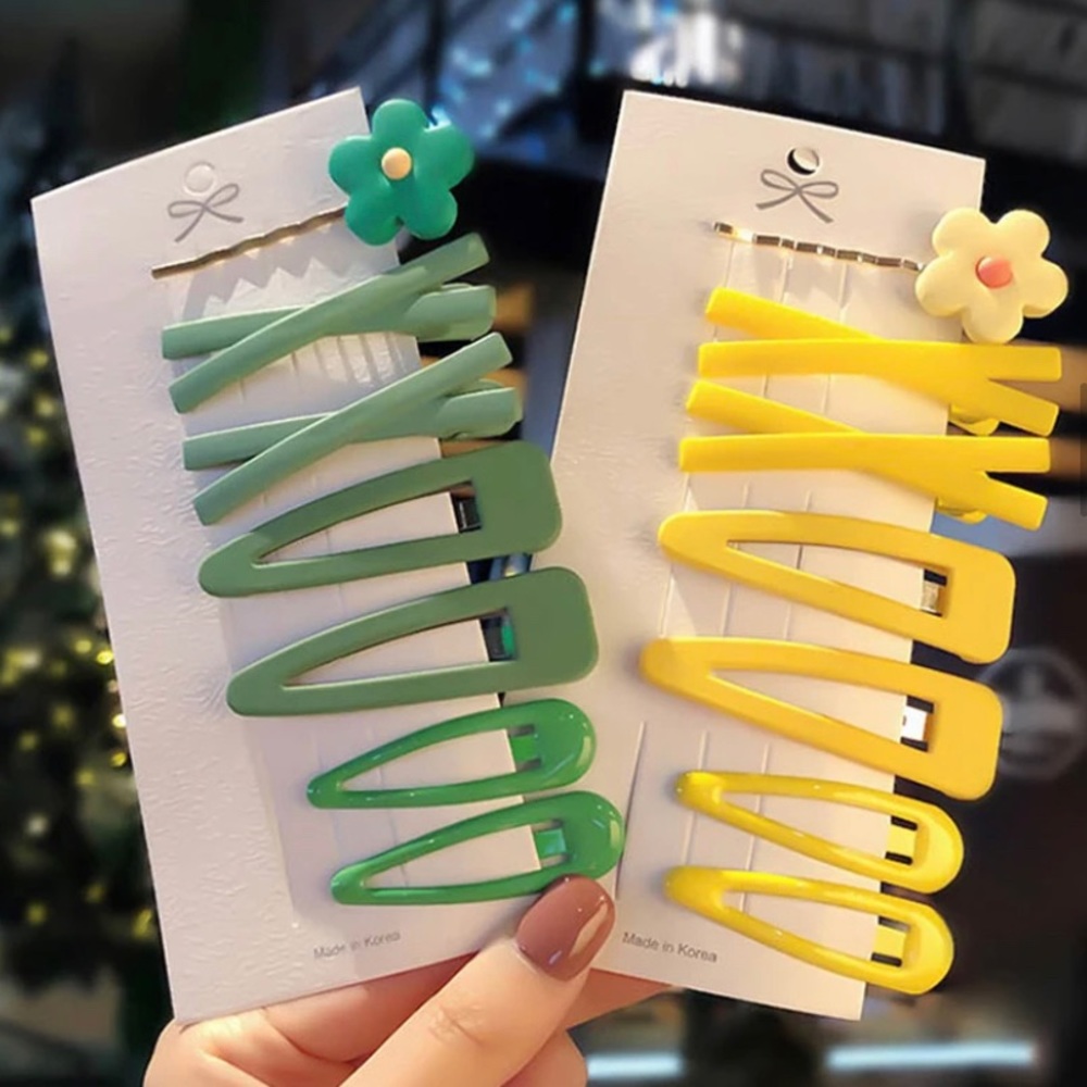 3/$45| 7 pcs | Set of Bright and Colorful Hair Clips Accessories